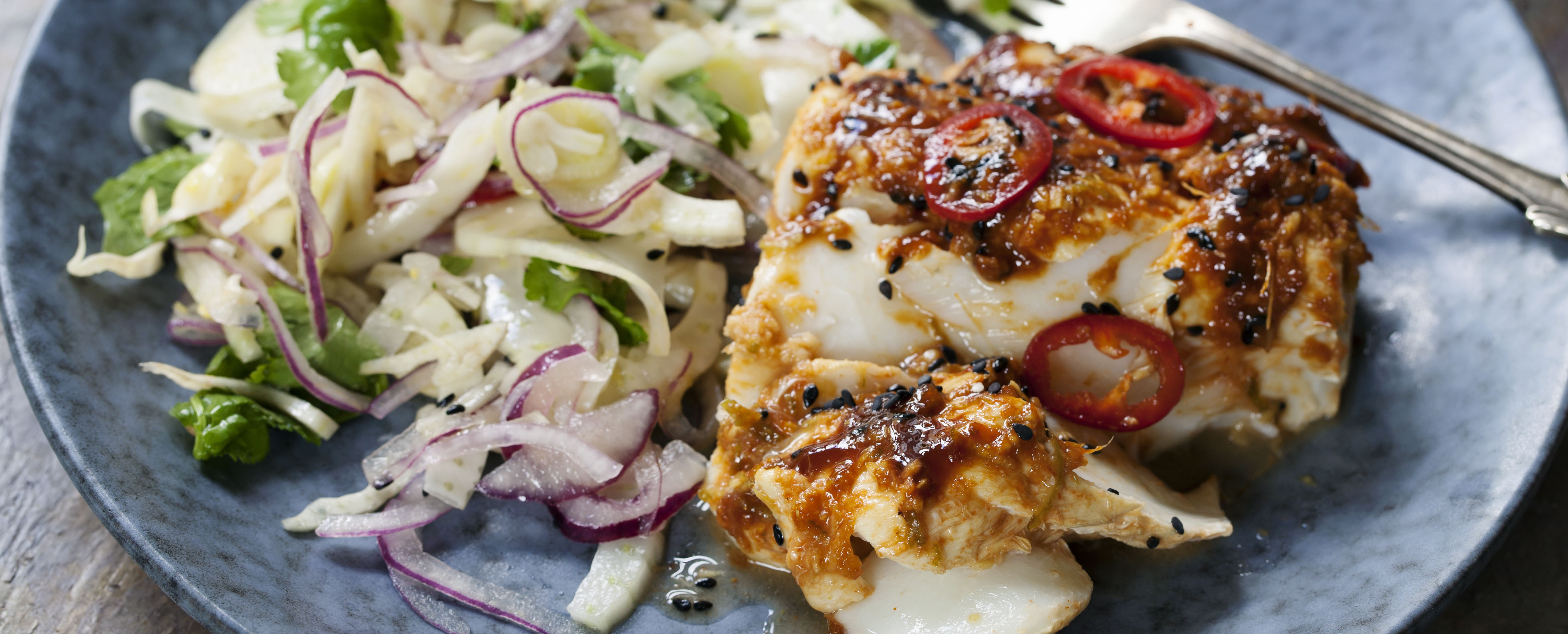 Ginger Poached Cod Ginger Poached Cod