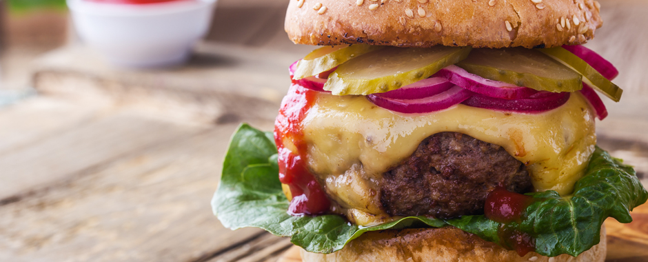 BBQ Cheddar Burger BBQ Cheddar Burger